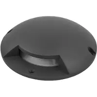 LINDBY gulv-spotlight med LED Cormac, 1 lyskilde, Ø 21 cm, IP67