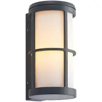 LUCANDE Kelini utendørs vegglampe, mørkegrå