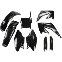 Ufo Honda Cr 125/250 2004-2004 Hokit102f-001 Fork Protectors & Plastsett