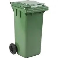 ESE Affaldscontainer, , grøn, plast, 120 l, UV-resistent