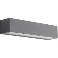 Arcchio utendørs vegglampe LengoE27, 38 cm, antrasitt, E27, IP54