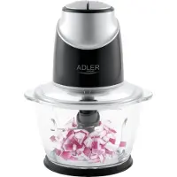 Adler AD 4082, 1,2 l, Sort, Sølv, Glass, Rustfritt stål, Plast, 1,2 m