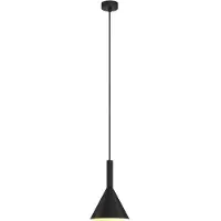 Arcchio hengelampe Tadej, svart-hvit, Ø 19 cm, metall, E27