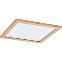 LUCANDE taklampe Joren, 42 cm, tre, CCT, fjernkontroll