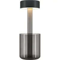 Maytoni LED oppladbar bordlampe AI Collaboration, glass, grå