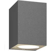 LUCANDE utendørs vegglampe Xava, downlight, antrasitt, GU10