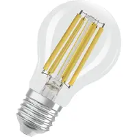 Osram LED tradisjonell glødepære E27 7,2W Filament 4,000K 1521lm 2-pk