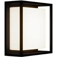 LUCANDE utendørs LED-vegglampe Ilirian, antrasitt, aluminium, 25 cm