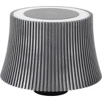 LINDBY LED-batteridrevet bordlampe Linor, røykgrå, USB, dimbar