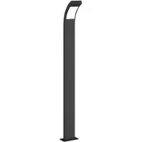 LUCANDE Juvia LED-veilampe, 100 cm, antrasitt, metall, IP54