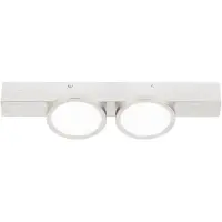 LUCANDE Kellino taklampe, 2 lyskilder, nikkel