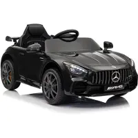 Lean cars Ramiz elbil på batteri Mercedes GTR svart