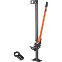 Vevor gårdsjekk, 107,5 cm høyløfts gårdsjekk, 3,18 tonns kapasitet med skralle Offroad-jekker, kraftige løftejekker med 130,1–929,6 mm løfteområde for traktor, lastebil, SUV