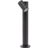 PRIOS Tulimar sokkellampe, 45 cm, antrasitt 1 lyskilde, metall