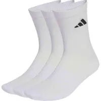 Adidas Sokker - 3-pack - Ess Crew - White/White/Bla - - 34/36 - Sokker