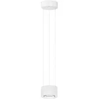 Arcchio LED-pendellampe Rotari, linse, opp/ned, hvit