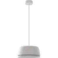LUCANDE LED-pendel Faelinor, hvit, aluminium, Ø 35 cm
