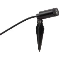 LINDBY Heath LED-lampe med jordspyd, 4 stk, svart