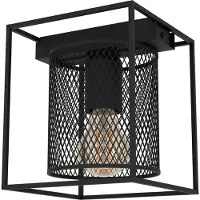 Eglo Taklampe Catterick, svart, en burskjerm