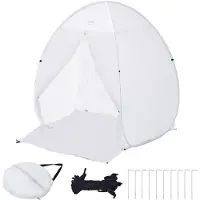 Vevor Spray Paint Shelter Bærbar Spray Paint Teltbås 60x60x70 i Pop Up