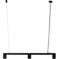Arcchio hengelampe Brinja, svart, 90 cm, 3 lyskilder, GU10