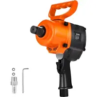 Vevor 1-tommers luftslagtrekker, dobbelthammer luftslagpistol, opptil 1626 Nm reversmoment, 4600 o/min 6-trinns pneumatisk trekkjern for krevende bilreparasjoner og vedlikehold