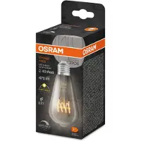 Osram Classic LED-rustikk E27 4,8W 827 klar dim