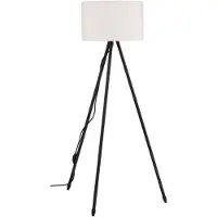 LUCANDE terrasselampe Trivira, høyde 130 cm, treben