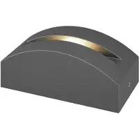 LUCANDE Marka LED-utelampe, mørkegrå aluminium