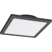 LUCANDE LED utendørs taklampe Mabella, 23 cm, antrasitt