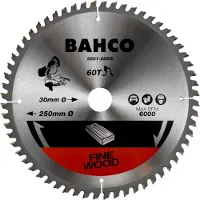 Bahco Sirkelblad Med 60 Tenner For Gjærsager I Tre 305 Mmx30 Mm