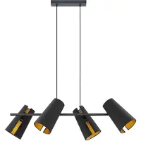 LUCANDE Kemoni hengelampe, 4 lyskilder