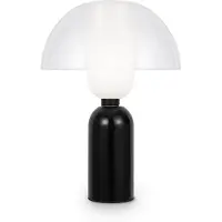 Maytoni Memory bordlampe, svart, høyde 42 cm, keramikk
