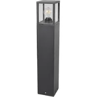 LUCANDE veilampe Klemens, 65 cm, antrasitt, metall, E27