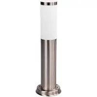 LINDBY sokkellampe Kristof, stål, 45 cm høy, E27