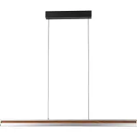 LUCANDE LED-hengelampe Lutana, nikkel/trefarge, 101 cm