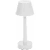 LINDBY LED oppladbar lampe Gaja, hvit, USB, IP44, RGBW, dimbar