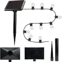 Forever SUNARI FLS-60 LED-pærer 7,5 m / varm hvit / 1500 mAh