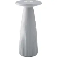 Sigor Nuflair LED-bordlampe, grå, IP54, dimbar, 24 cm