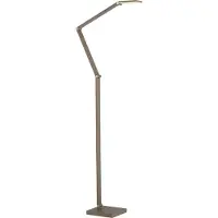 Paul Neuhaus LED-gulvlampe SAMSKY, bronse, høyde 161 cm, metall, berøringsdimmer