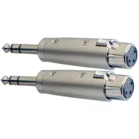 Stagg 2 x Male Stereo Phone / Symetrical Female XLR Adaptor