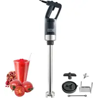 Vevor kommersiell stavmikser, 500 watt kraftig håndmikser, kjøkkenstavsmikser med variabel hastighet og kniv i 304 rustfritt stål, bærbar multifunksjonsmikser for suppe, smoothie, puré, babymat