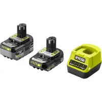 Ryobi RC18120-242X batterisett 18V 2,0Ah + 4,0Ah, 2 batterier + lader