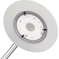 Hamelin Unilux Premium Variaglass - Torchiere-gulvlampe - LED - 22 W - klasse A+ - 3000 K - metallgrå, mattert