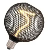 Osram Decor LED Spiral Filament Globe E27 3,5W svart 818