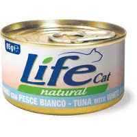Life Cat Natural Sparepakke Adult 12 x 85 g - Tunfisk med hvitfisk