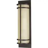 FEISS Vegglampe Fusion 2, bronse/krem, 43 cm