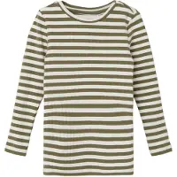Name it Genser - Noos - NmfSuraja - Deep Lichen Green Striper - - 2 år (92) - Genser
