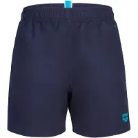 Arena Badeshorts - Solid R - Navy/Turkis - - 6-7 år (116-122) - Badetøy