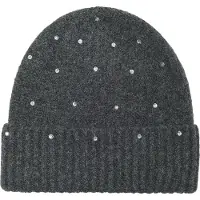 Kids Only Lue - Strikk - KogChyna - Dark Grey Melange/Rhinestone - - OneSize - Lue